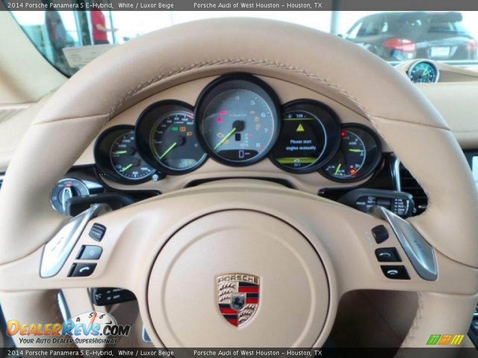 2014 Porsche Panamera S E-Hybrid Steering Wheel Photo #25