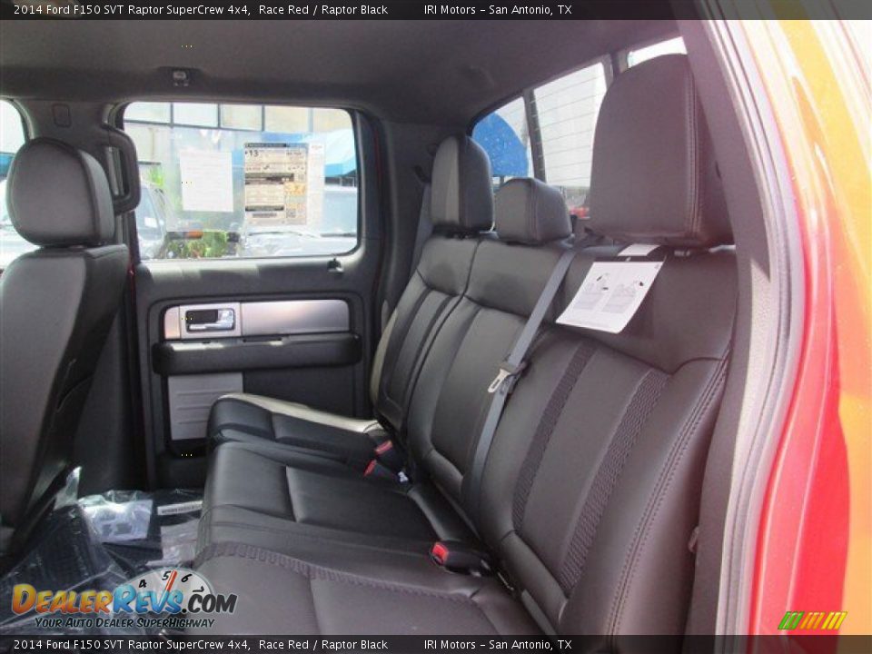 Rear Seat of 2014 Ford F150 SVT Raptor SuperCrew 4x4 Photo #14