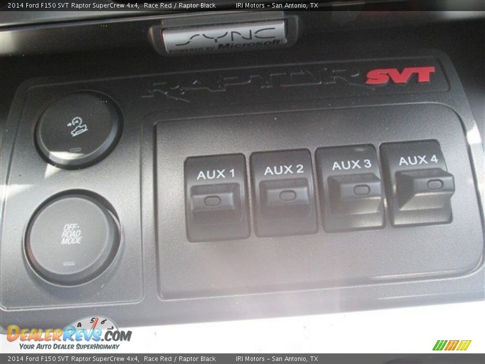 Controls of 2014 Ford F150 SVT Raptor SuperCrew 4x4 Photo #18