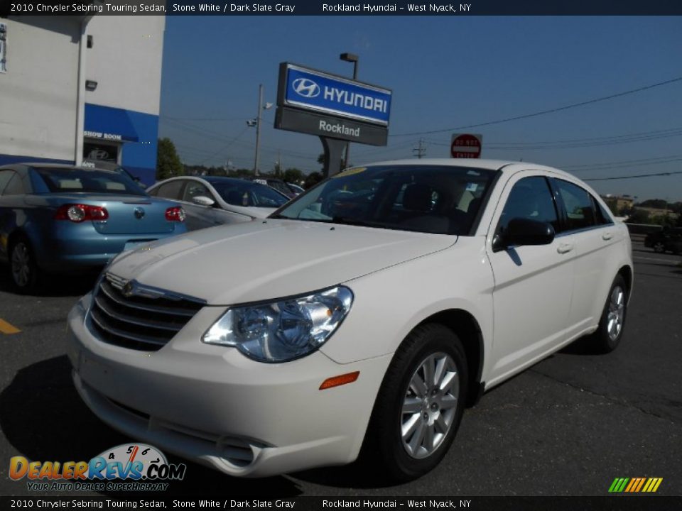2010 Chrysler Sebring Touring Sedan Stone White / Dark Slate Gray Photo #1