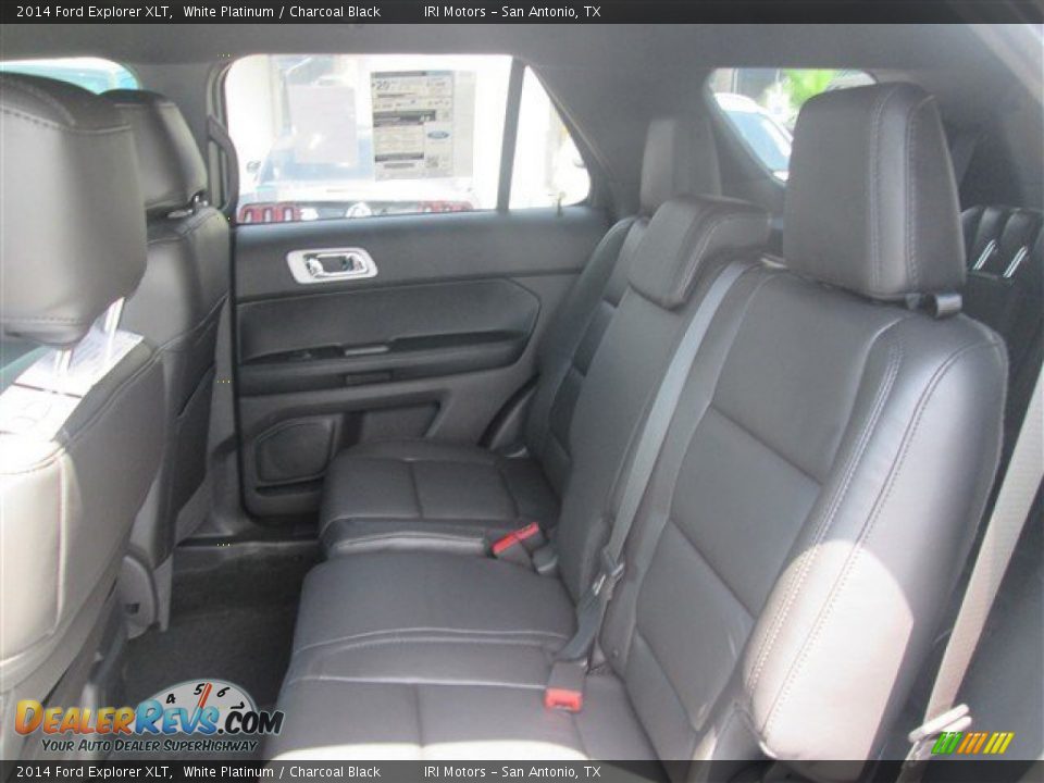 2014 Ford Explorer XLT White Platinum / Charcoal Black Photo #11