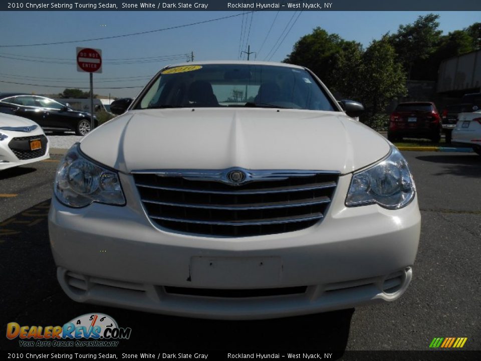 2010 Chrysler Sebring Touring Sedan Stone White / Dark Slate Gray Photo #2