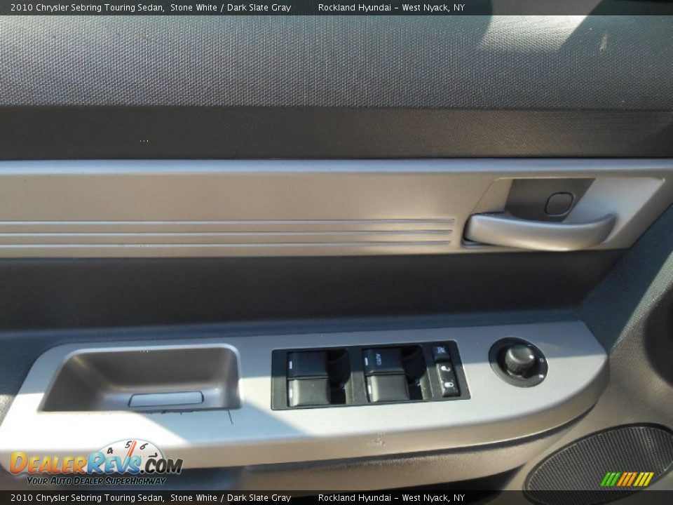 2010 Chrysler Sebring Touring Sedan Stone White / Dark Slate Gray Photo #8