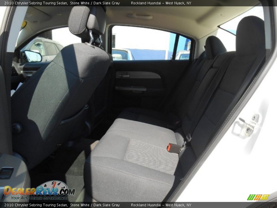 2010 Chrysler Sebring Touring Sedan Stone White / Dark Slate Gray Photo #16