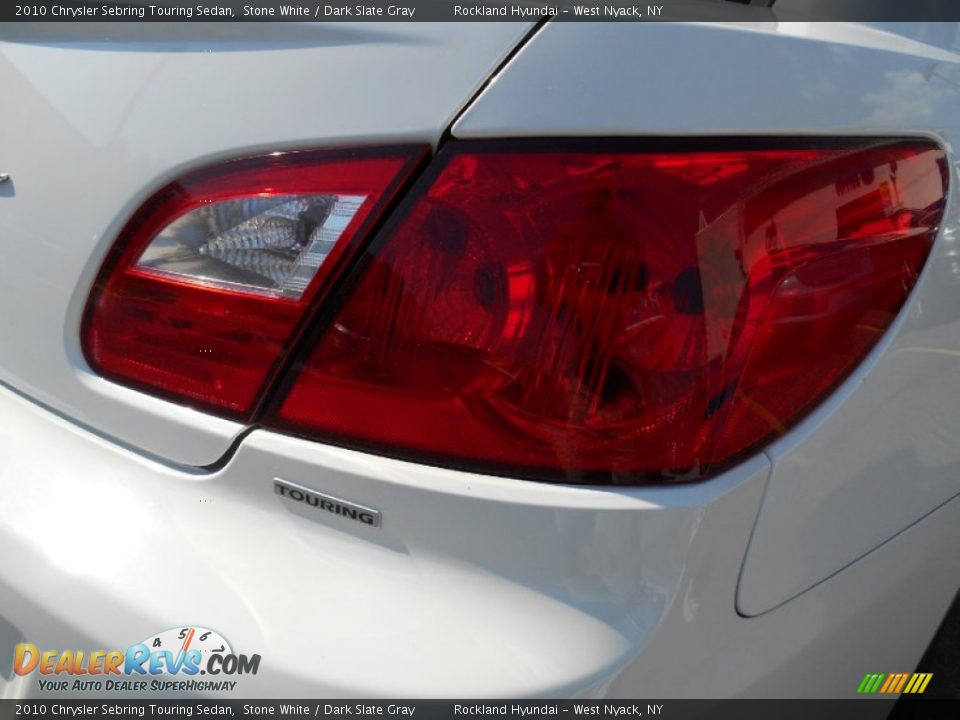 2010 Chrysler Sebring Touring Sedan Stone White / Dark Slate Gray Photo #18
