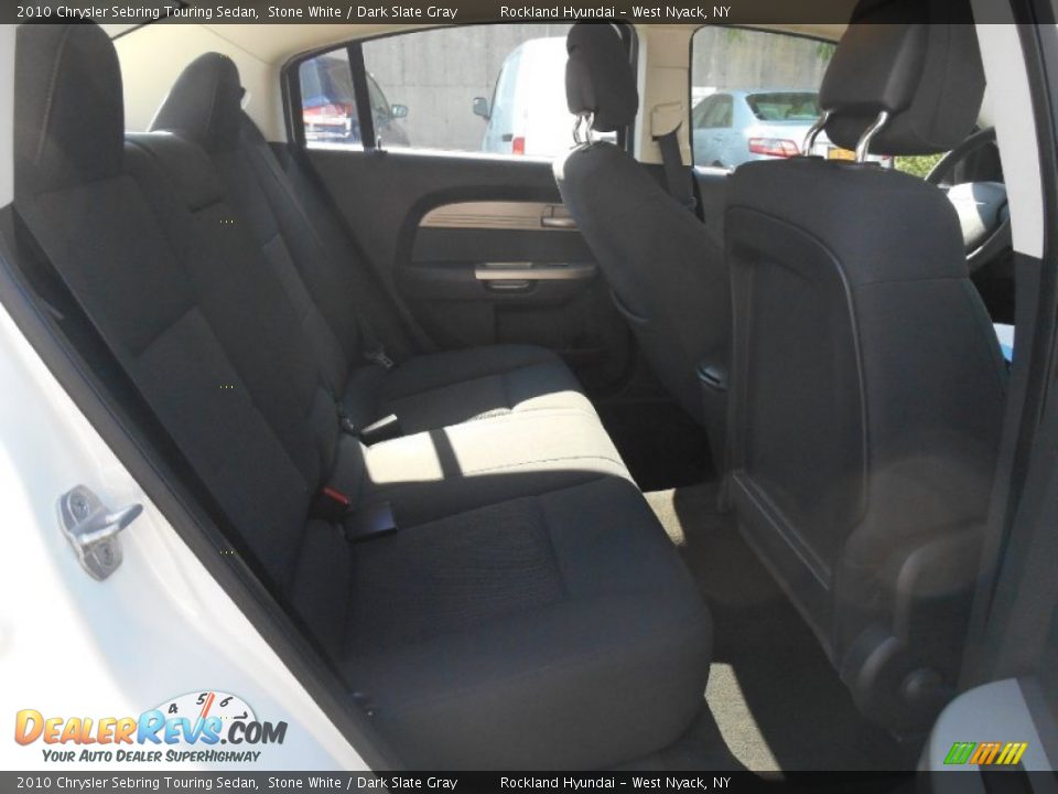 2010 Chrysler Sebring Touring Sedan Stone White / Dark Slate Gray Photo #19