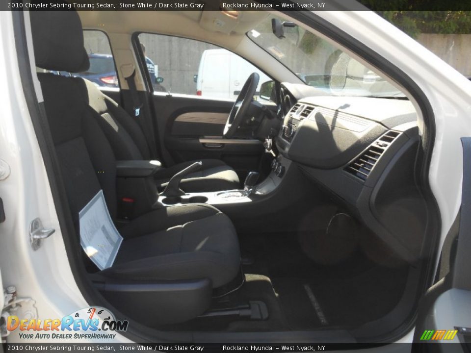2010 Chrysler Sebring Touring Sedan Stone White / Dark Slate Gray Photo #22