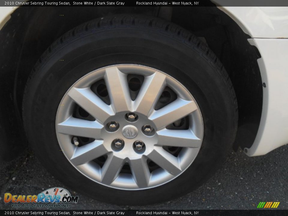 2010 Chrysler Sebring Touring Sedan Stone White / Dark Slate Gray Photo #23