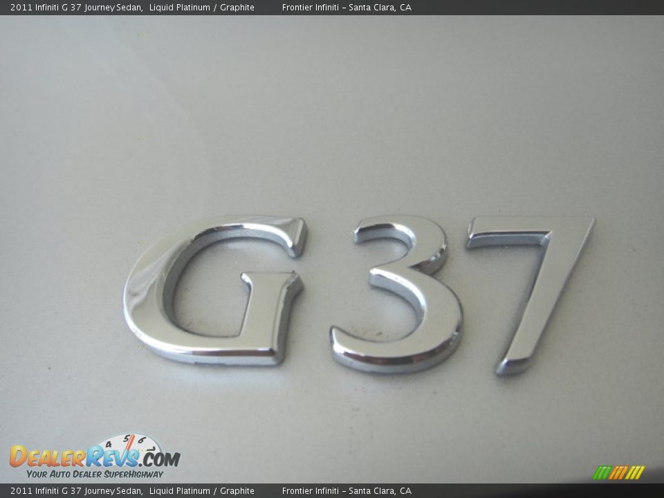 2011 Infiniti G 37 Journey Sedan Liquid Platinum / Graphite Photo #21