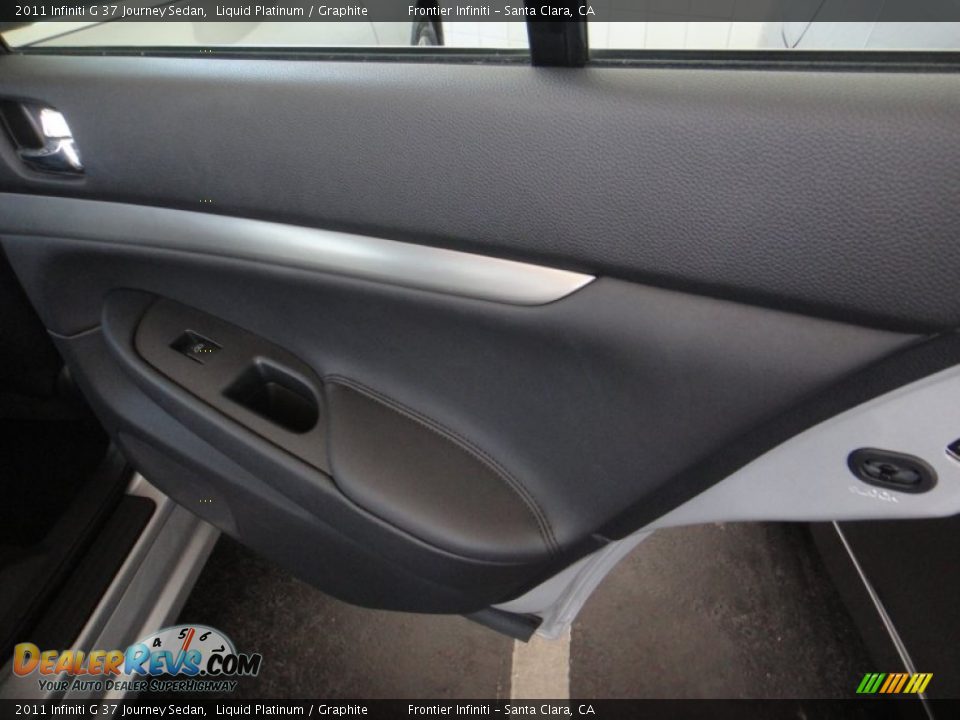 2011 Infiniti G 37 Journey Sedan Liquid Platinum / Graphite Photo #24