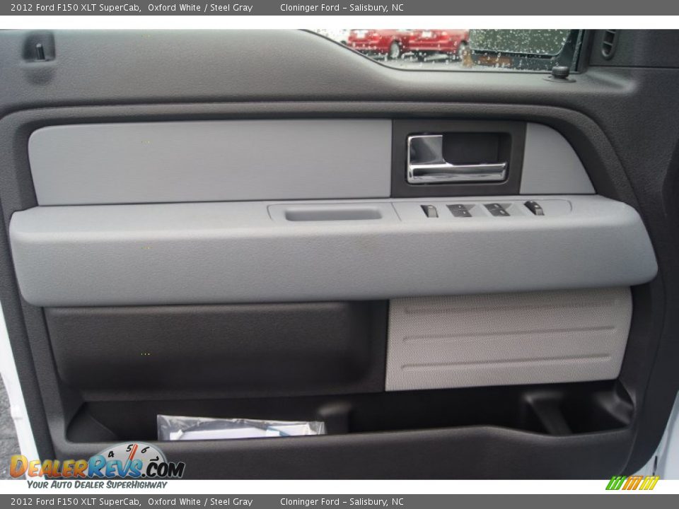 2012 Ford F150 XLT SuperCab Oxford White / Steel Gray Photo #8
