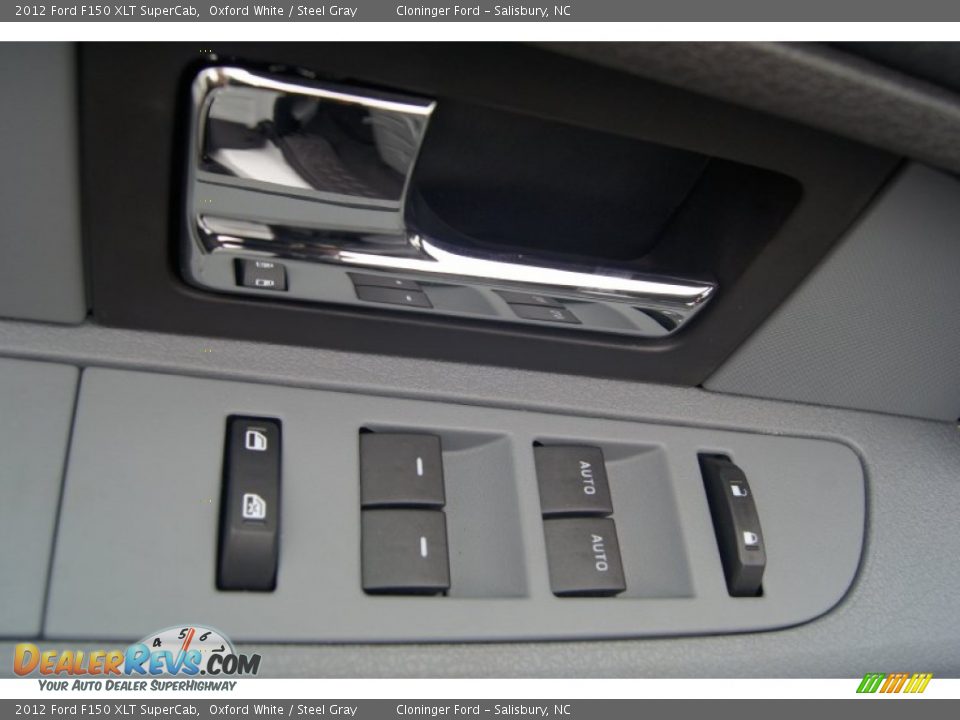 2012 Ford F150 XLT SuperCab Oxford White / Steel Gray Photo #9