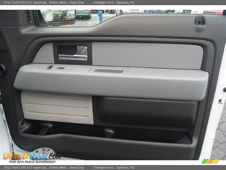 2012 Ford F150 XLT SuperCab Oxford White / Steel Gray Photo #15