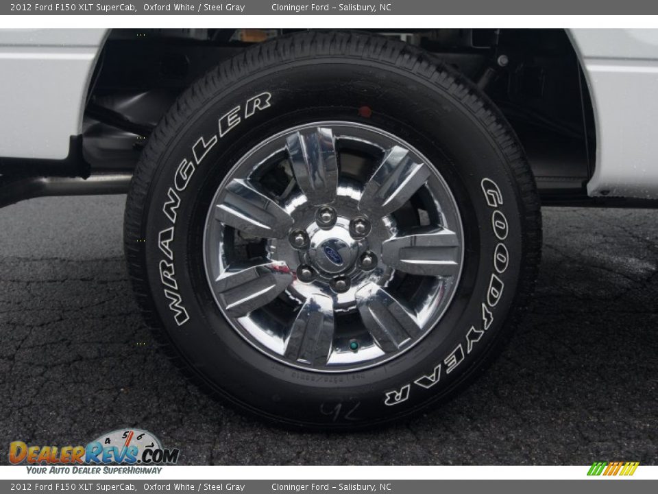 2012 Ford F150 XLT SuperCab Oxford White / Steel Gray Photo #17