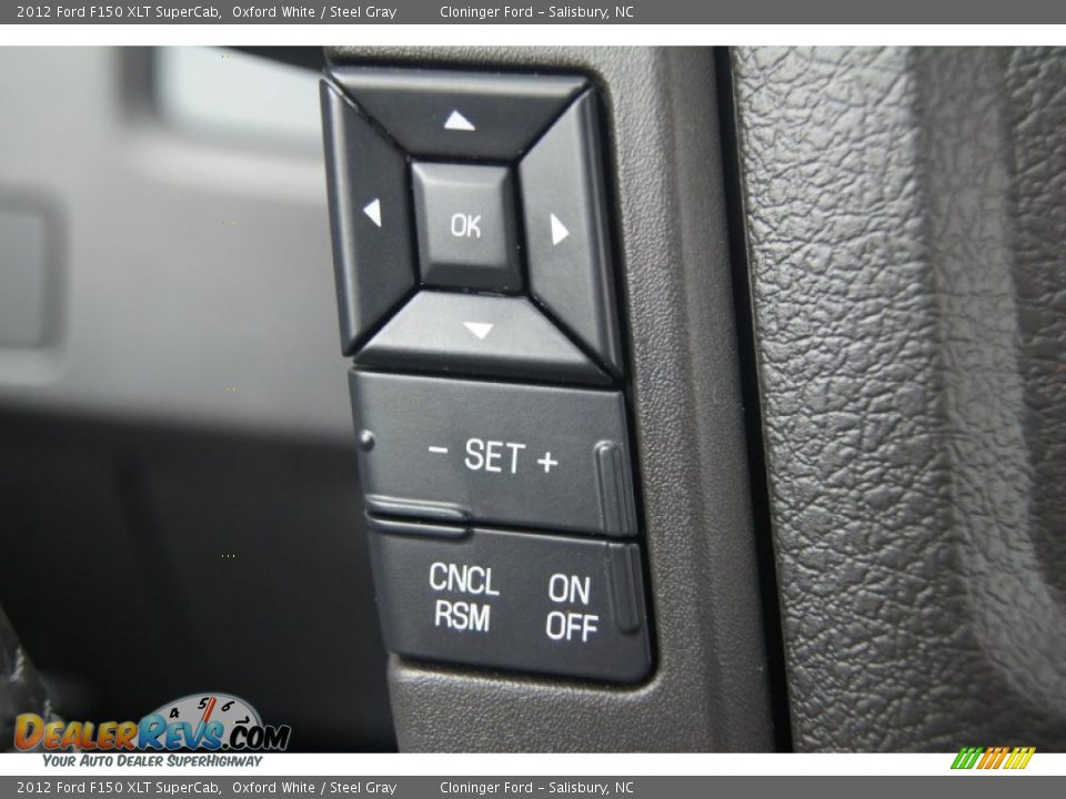 2012 Ford F150 XLT SuperCab Oxford White / Steel Gray Photo #26