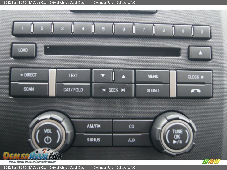 2012 Ford F150 XLT SuperCab Oxford White / Steel Gray Photo #31