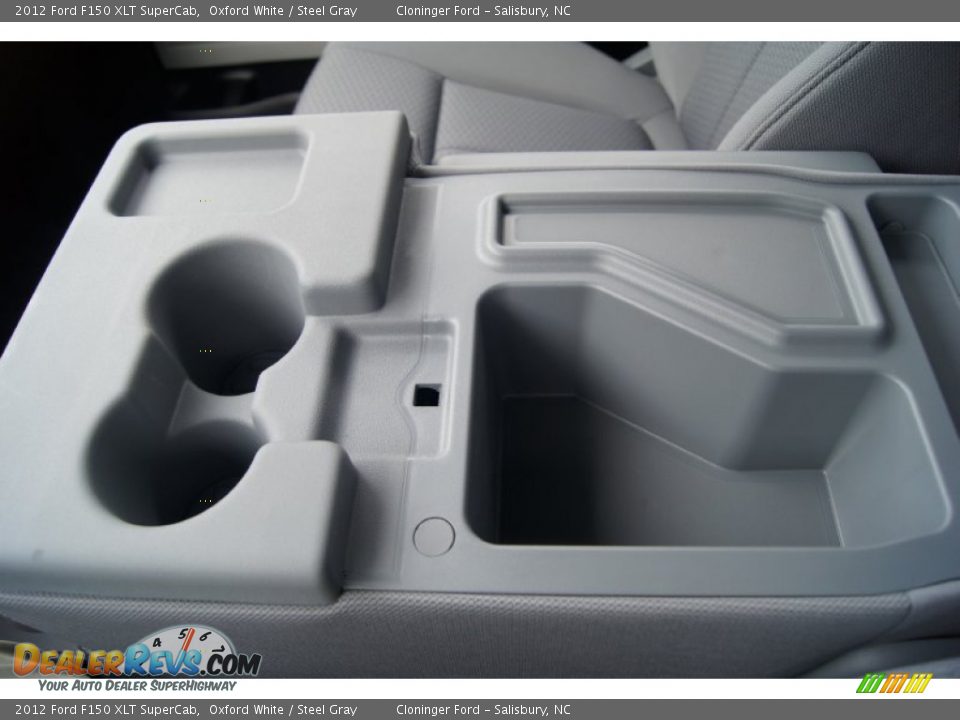 2012 Ford F150 XLT SuperCab Oxford White / Steel Gray Photo #36