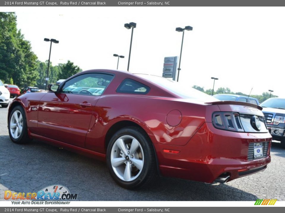 2014 Ford Mustang GT Coupe Ruby Red / Charcoal Black Photo #20