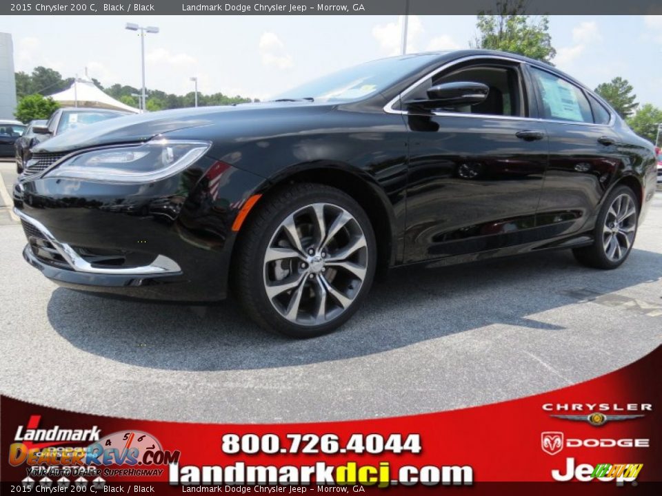 2015 Chrysler 200 C Black / Black Photo #1