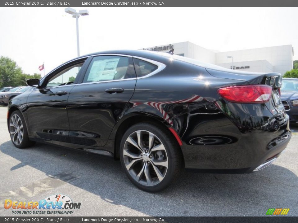2015 Chrysler 200 C Black / Black Photo #2