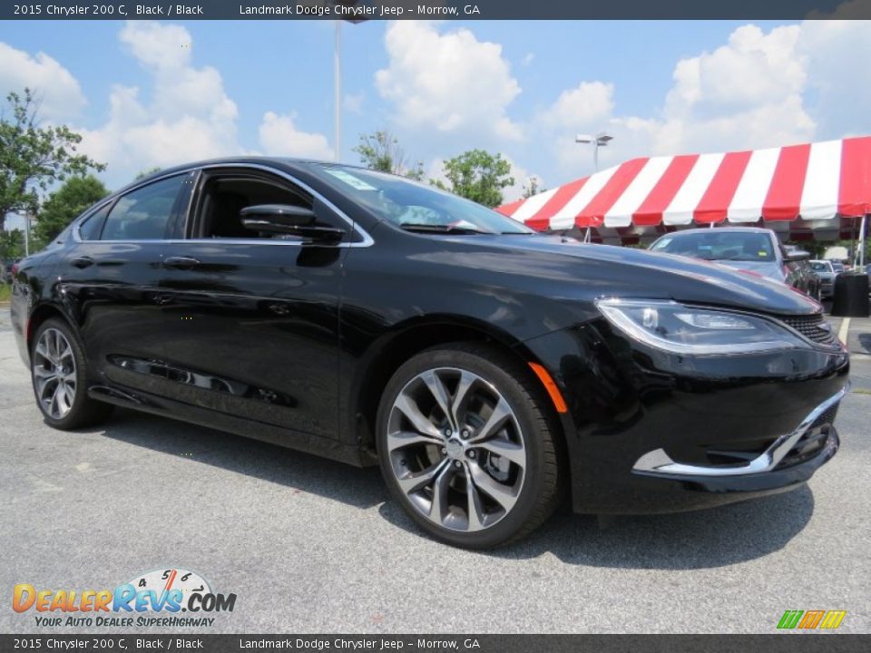 2015 Chrysler 200 C Black / Black Photo #4