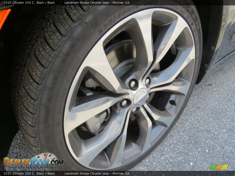 2015 Chrysler 200 C Black / Black Photo #5