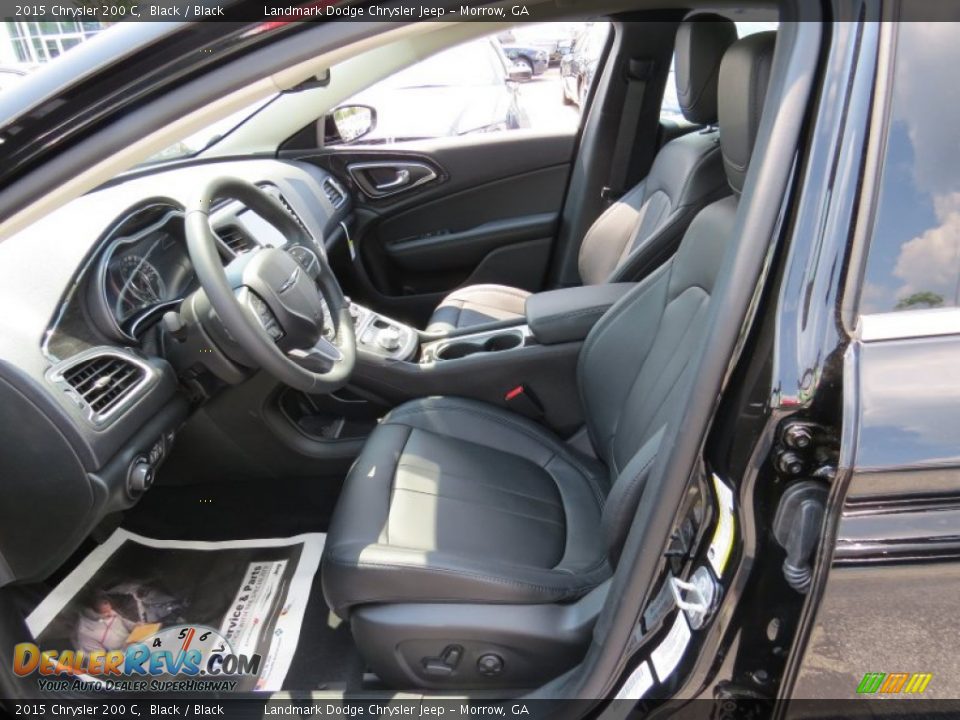 2015 Chrysler 200 C Black / Black Photo #6