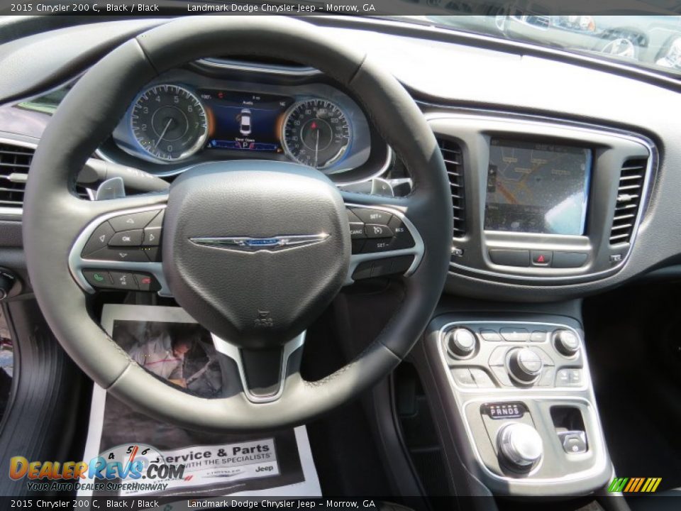 2015 Chrysler 200 C Black / Black Photo #7