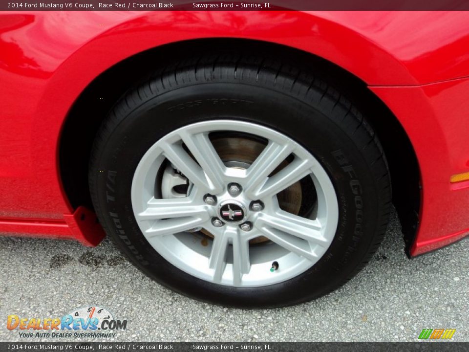 2014 Ford Mustang V6 Coupe Race Red / Charcoal Black Photo #3