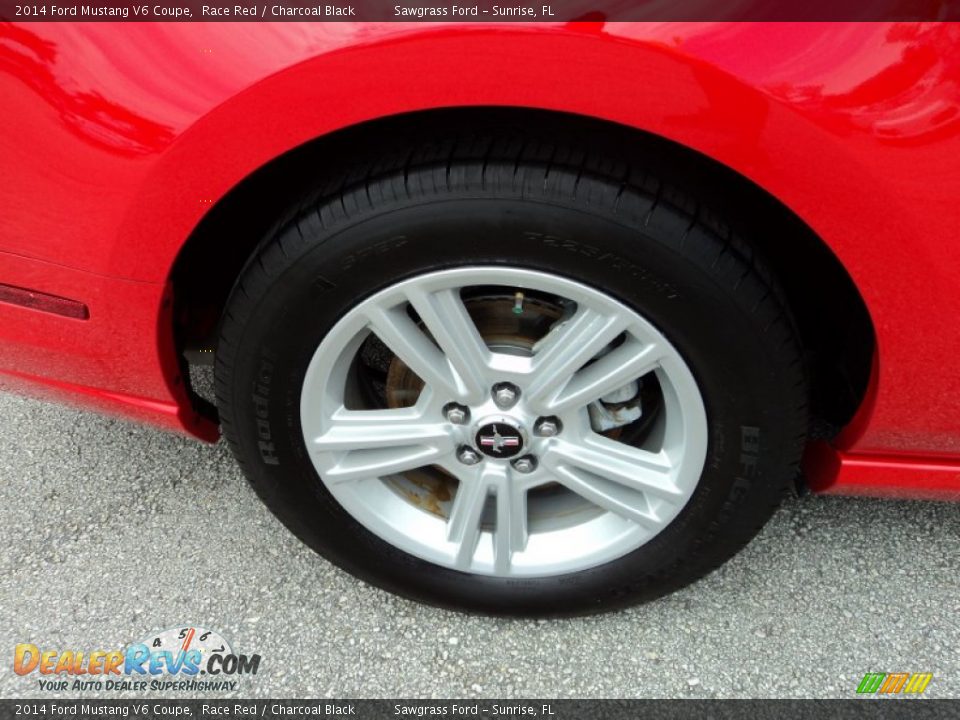 2014 Ford Mustang V6 Coupe Race Red / Charcoal Black Photo #4