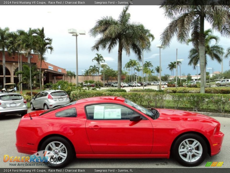 2014 Ford Mustang V6 Coupe Race Red / Charcoal Black Photo #5
