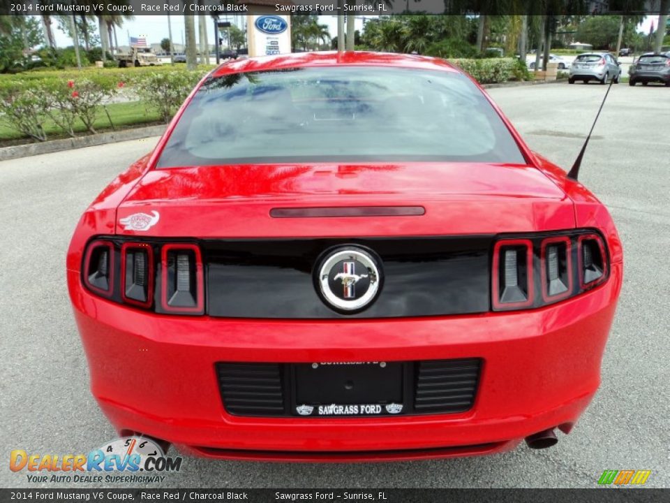 2014 Ford Mustang V6 Coupe Race Red / Charcoal Black Photo #7