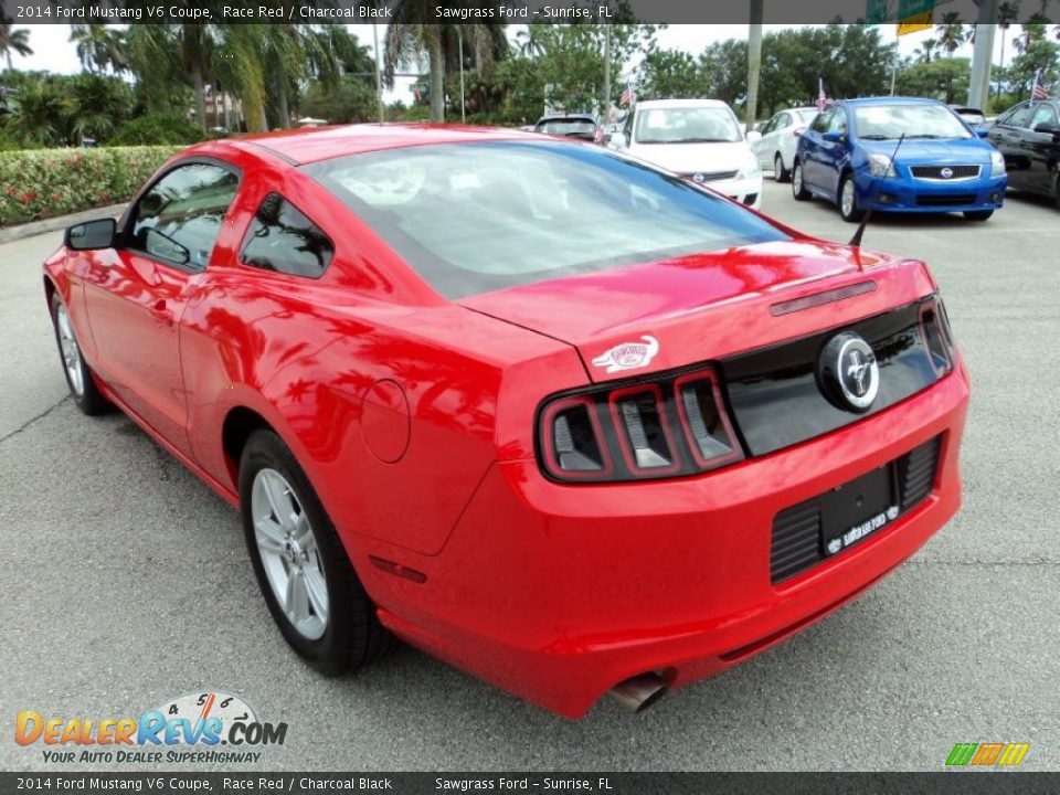 2014 Ford Mustang V6 Coupe Race Red / Charcoal Black Photo #9