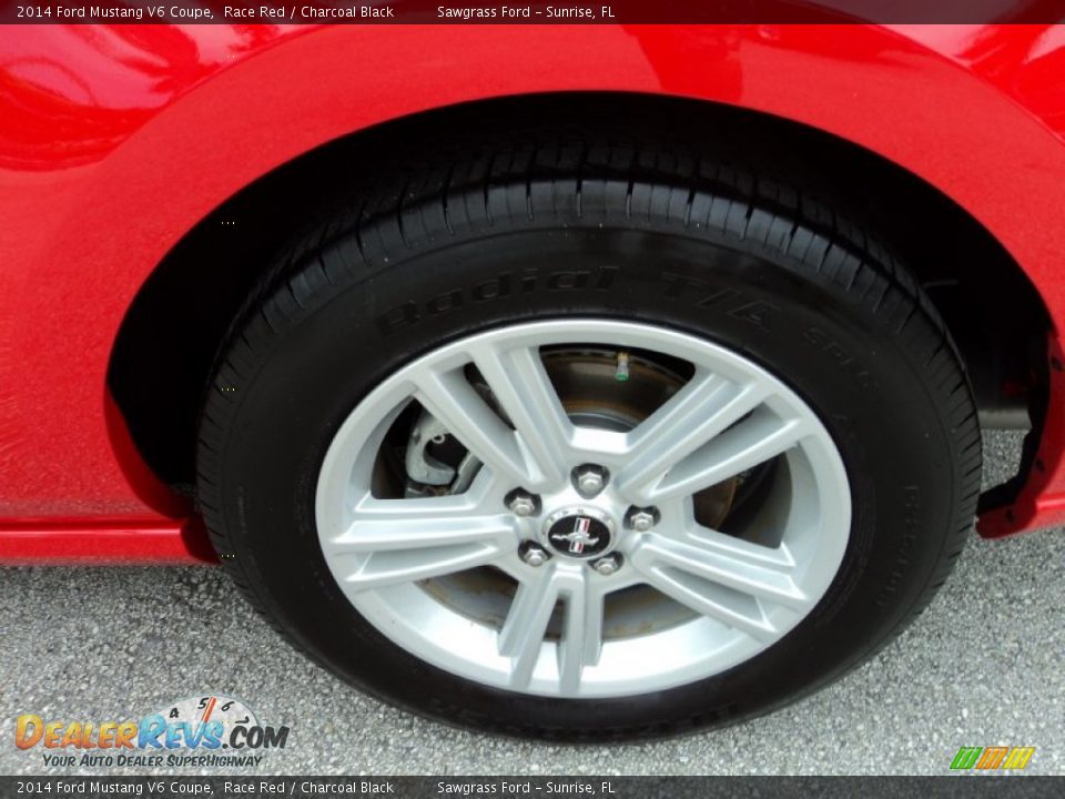 2014 Ford Mustang V6 Coupe Race Red / Charcoal Black Photo #10