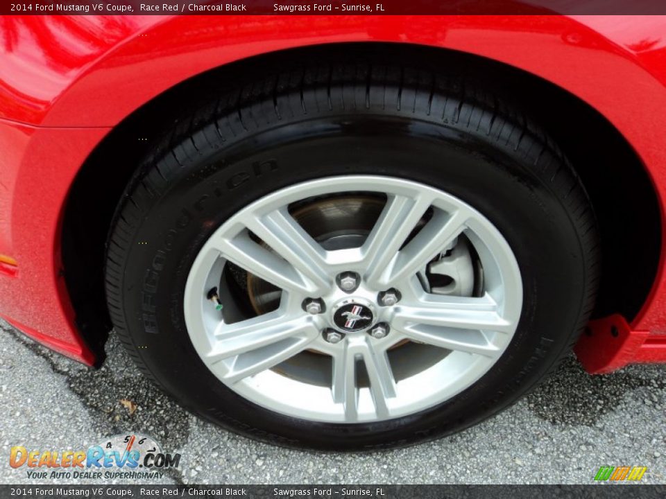 2014 Ford Mustang V6 Coupe Race Red / Charcoal Black Photo #11