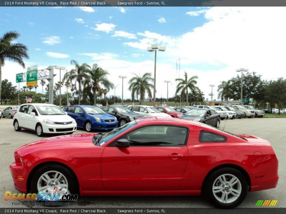 2014 Ford Mustang V6 Coupe Race Red / Charcoal Black Photo #12