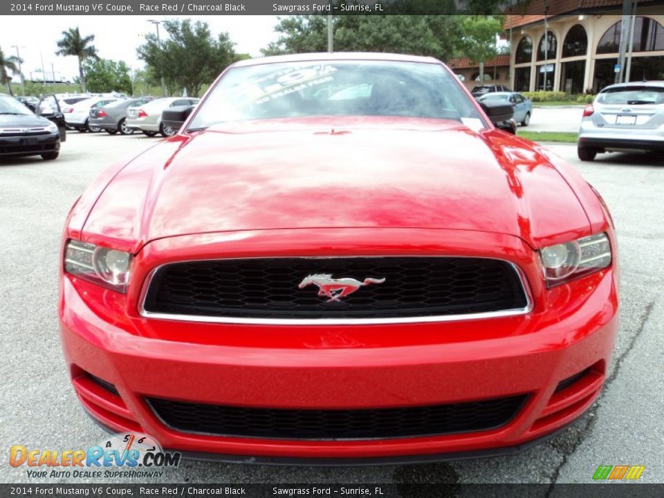 2014 Ford Mustang V6 Coupe Race Red / Charcoal Black Photo #15