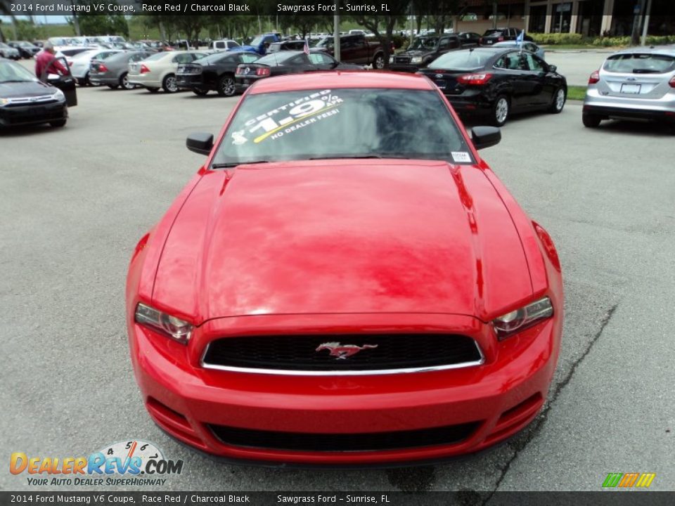 2014 Ford Mustang V6 Coupe Race Red / Charcoal Black Photo #16