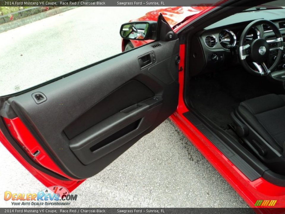 2014 Ford Mustang V6 Coupe Race Red / Charcoal Black Photo #17