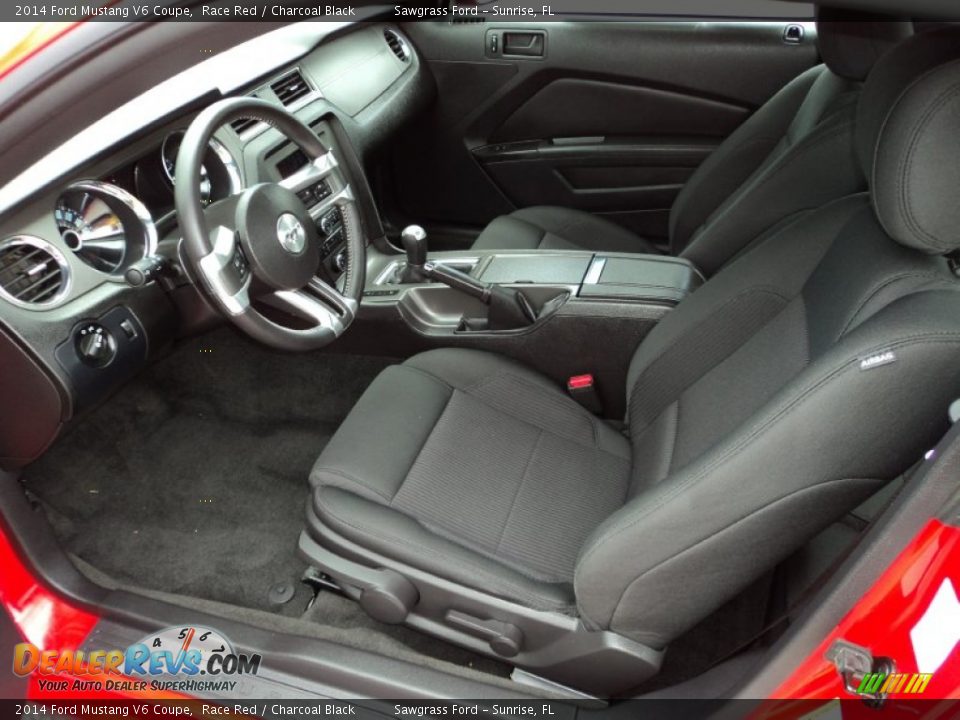 2014 Ford Mustang V6 Coupe Race Red / Charcoal Black Photo #18