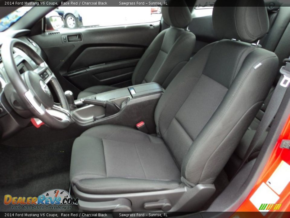 2014 Ford Mustang V6 Coupe Race Red / Charcoal Black Photo #19