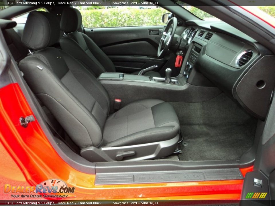 2014 Ford Mustang V6 Coupe Race Red / Charcoal Black Photo #21