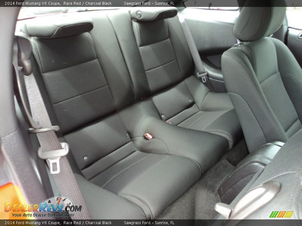 2014 Ford Mustang V6 Coupe Race Red / Charcoal Black Photo #22