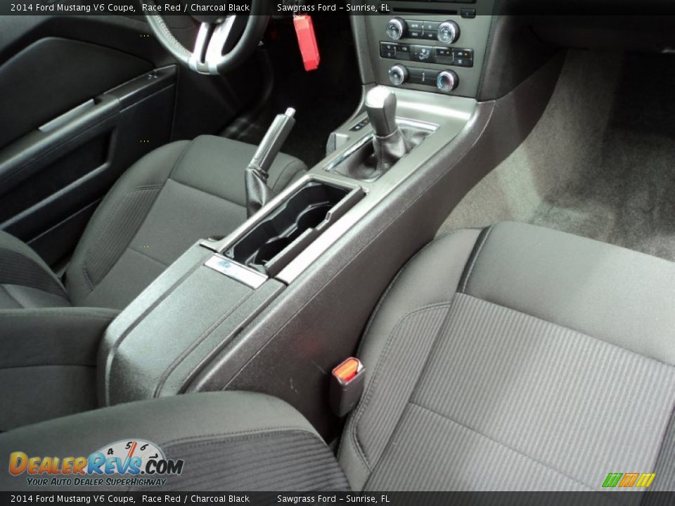 2014 Ford Mustang V6 Coupe Race Red / Charcoal Black Photo #26
