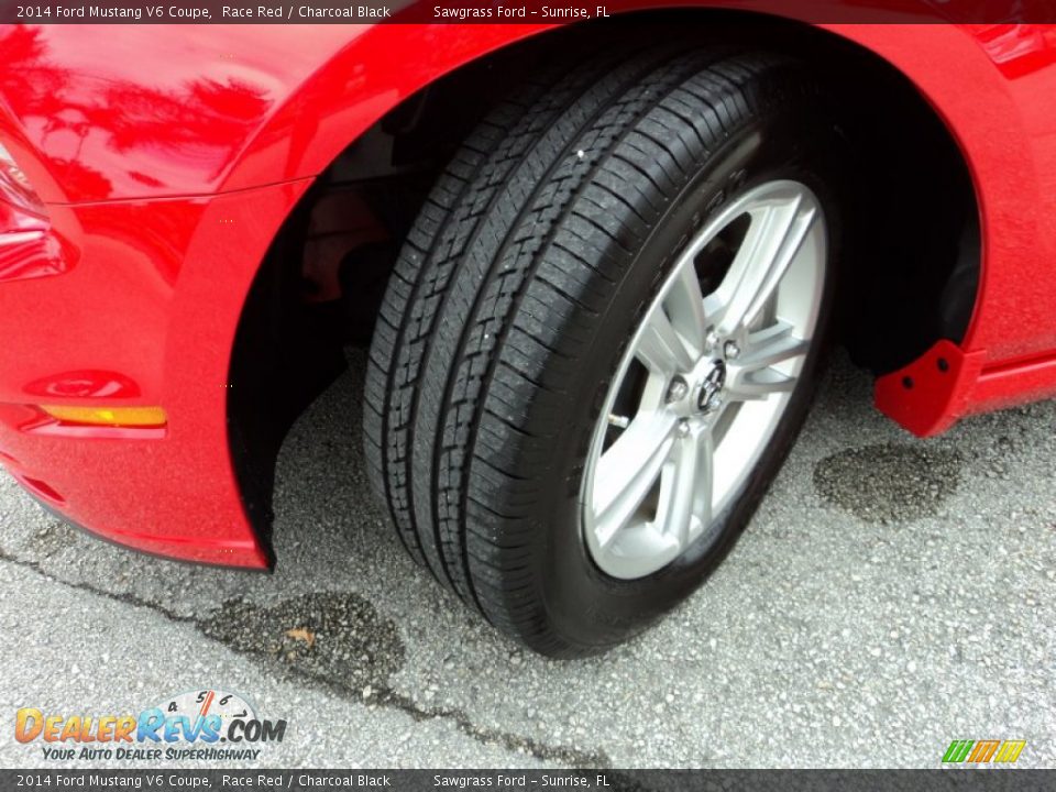 2014 Ford Mustang V6 Coupe Race Red / Charcoal Black Photo #28