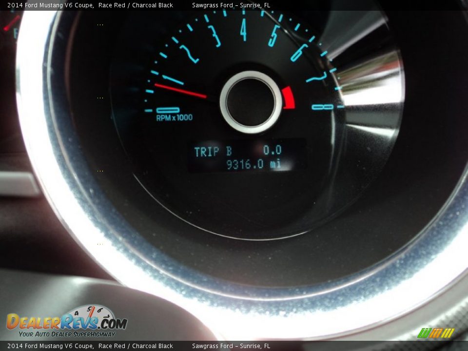 2014 Ford Mustang V6 Coupe Race Red / Charcoal Black Photo #29