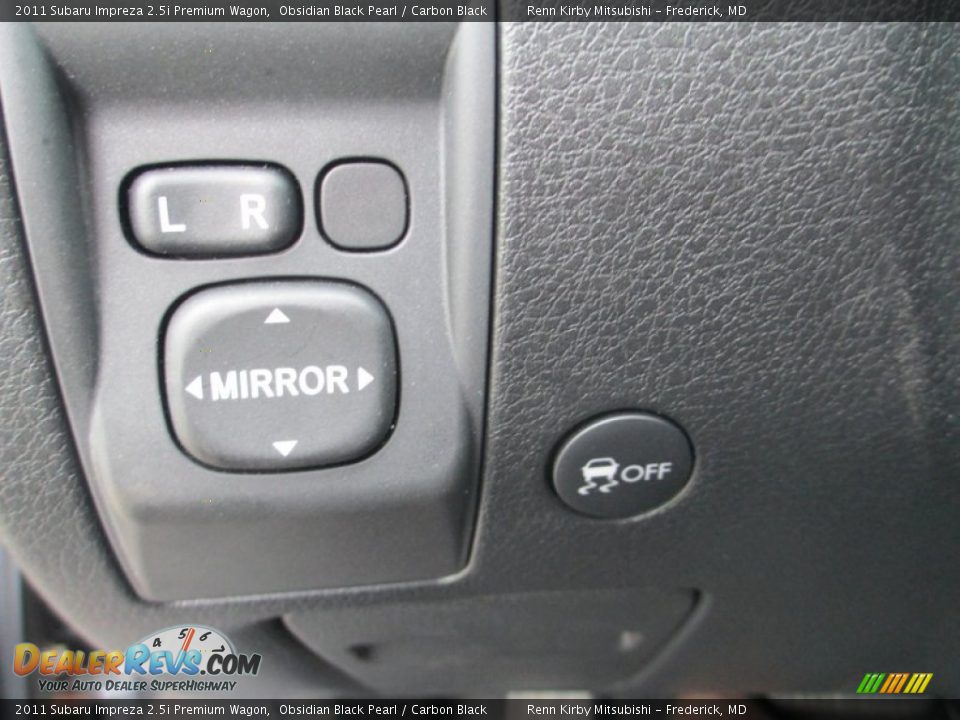 2011 Subaru Impreza 2.5i Premium Wagon Obsidian Black Pearl / Carbon Black Photo #15