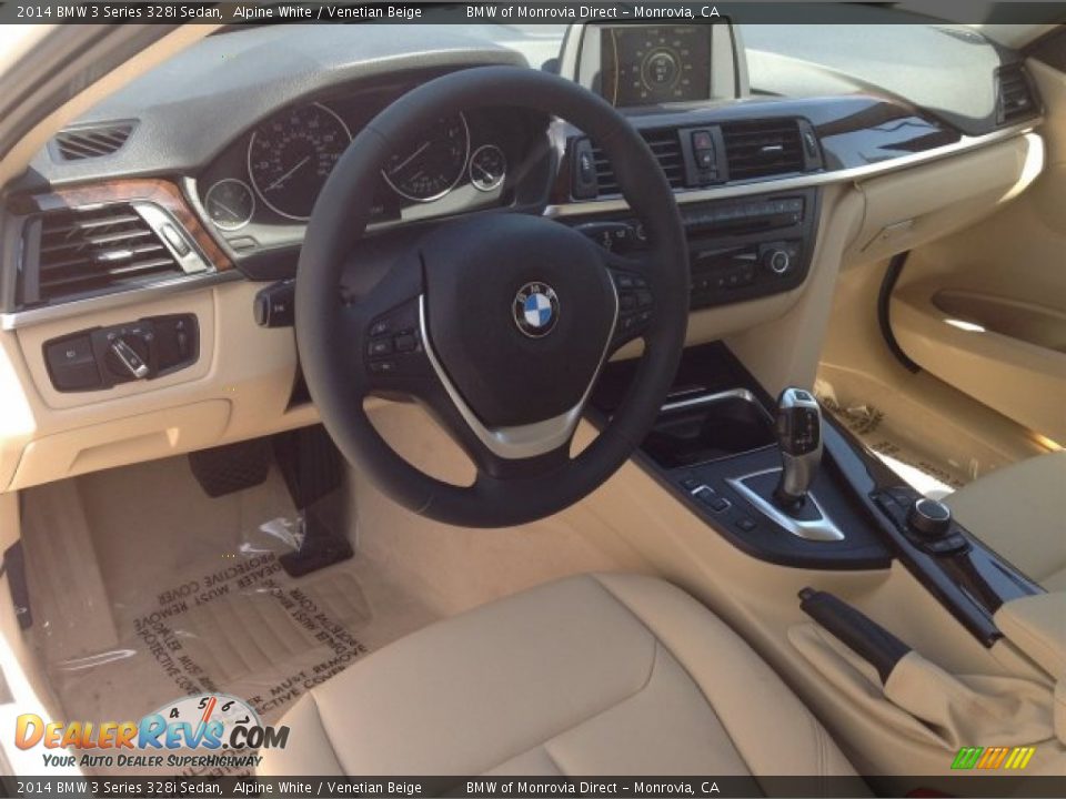 Venetian Beige Interior - 2014 BMW 3 Series 328i Sedan Photo #6