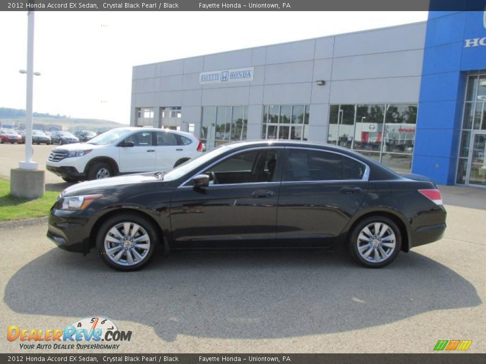 2012 Honda Accord EX Sedan Crystal Black Pearl / Black Photo #2