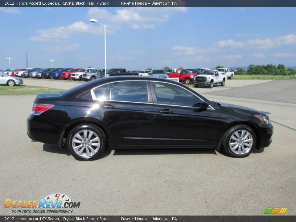 2012 Honda Accord EX Sedan Crystal Black Pearl / Black Photo #4